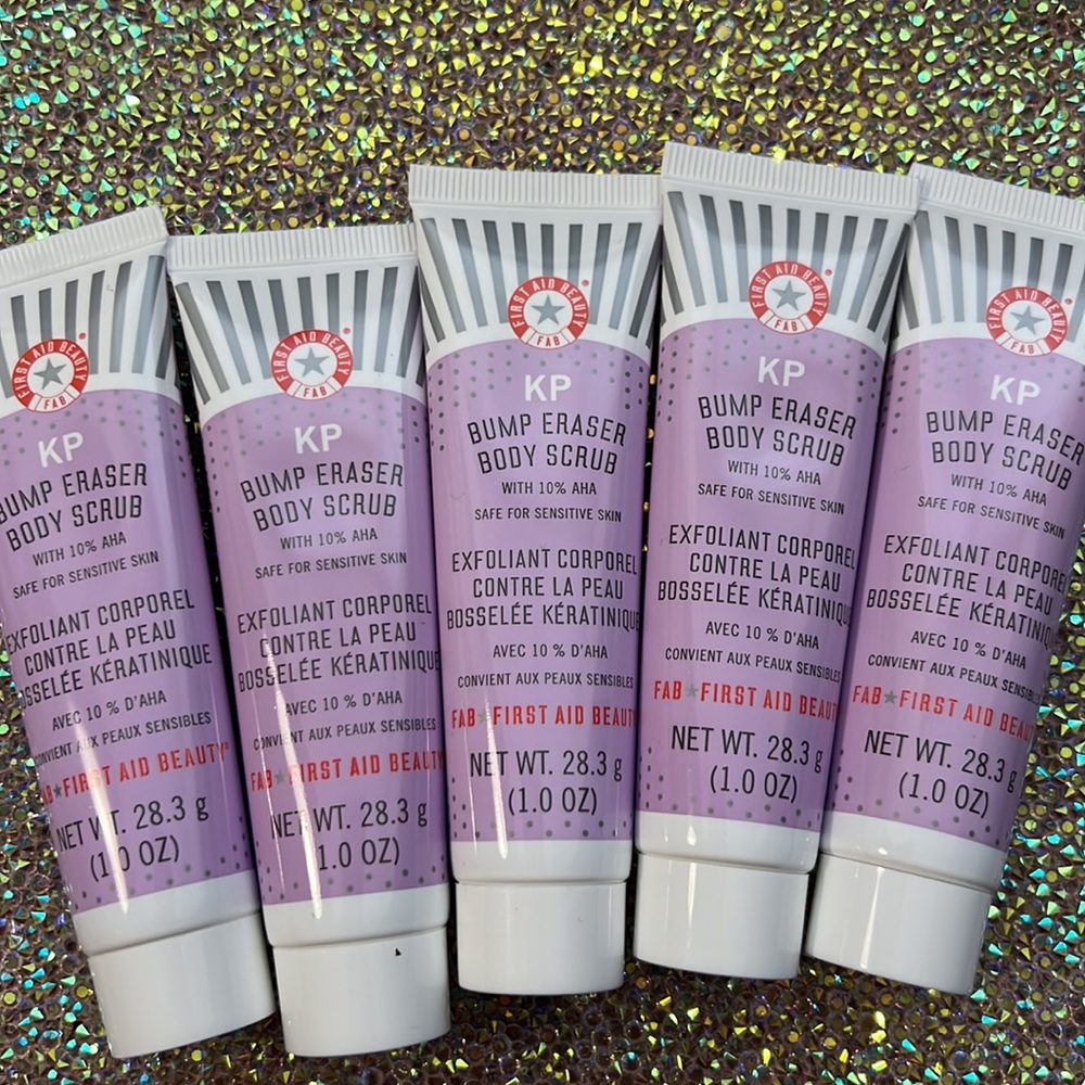 FIRST AID BEAUTY 5pc bump eraser body scrubs